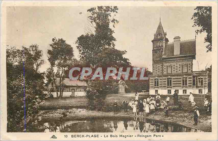 CPA Berck Plage Le Bois Magnier Reingam Parc 
