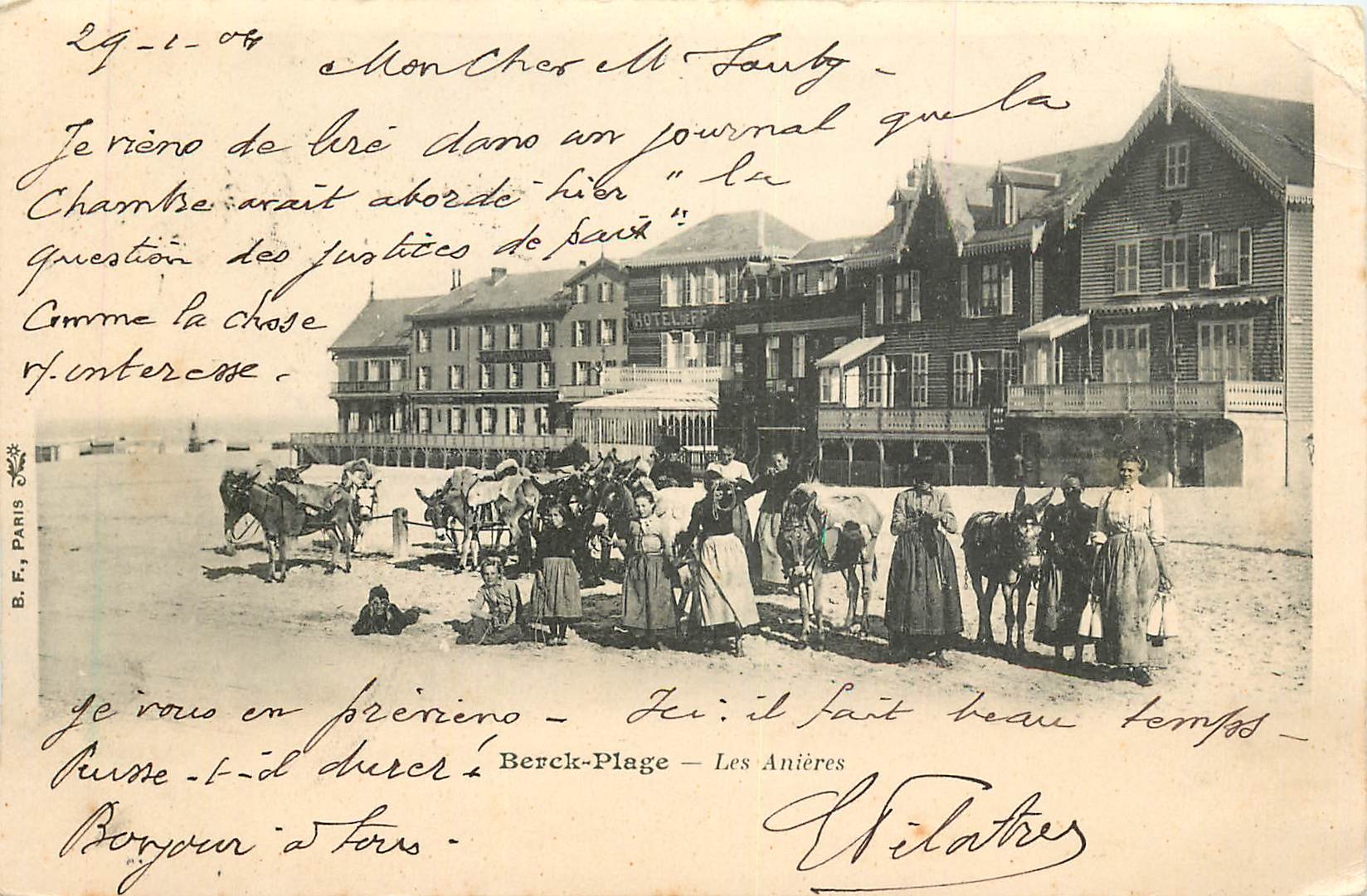CPA Berck Plage Les Anieres 