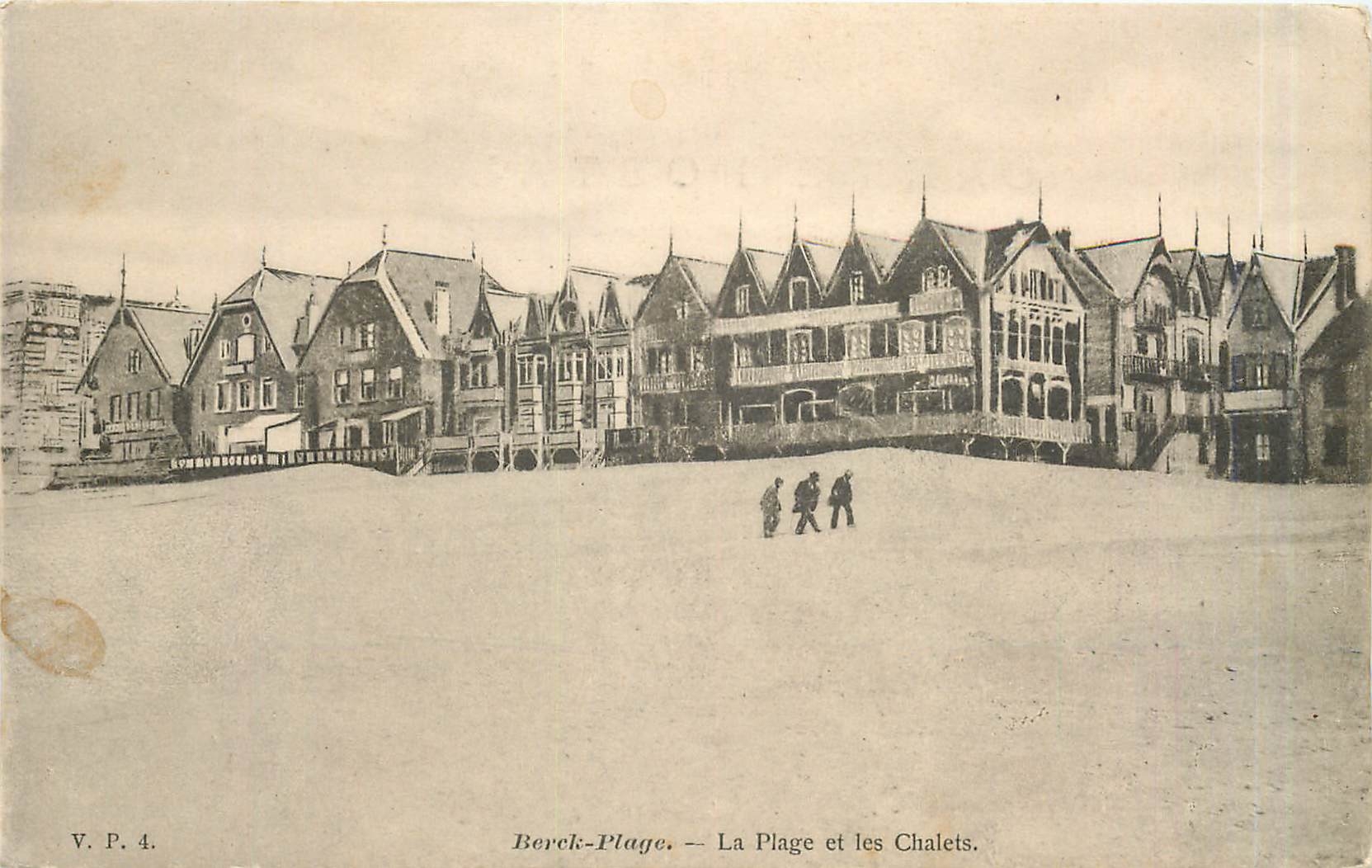 CPA Berck Plage La Plage et les Chalets 