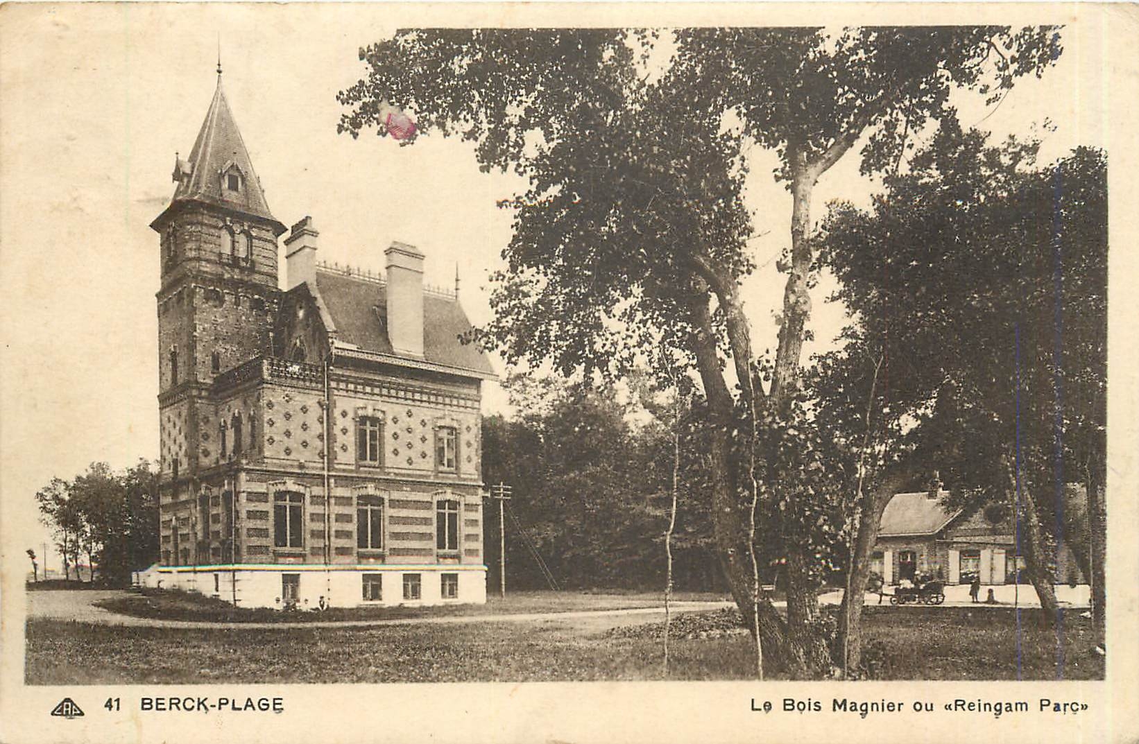 CPA Berck Plage Le Bois Magnier ou Reingam Parc 