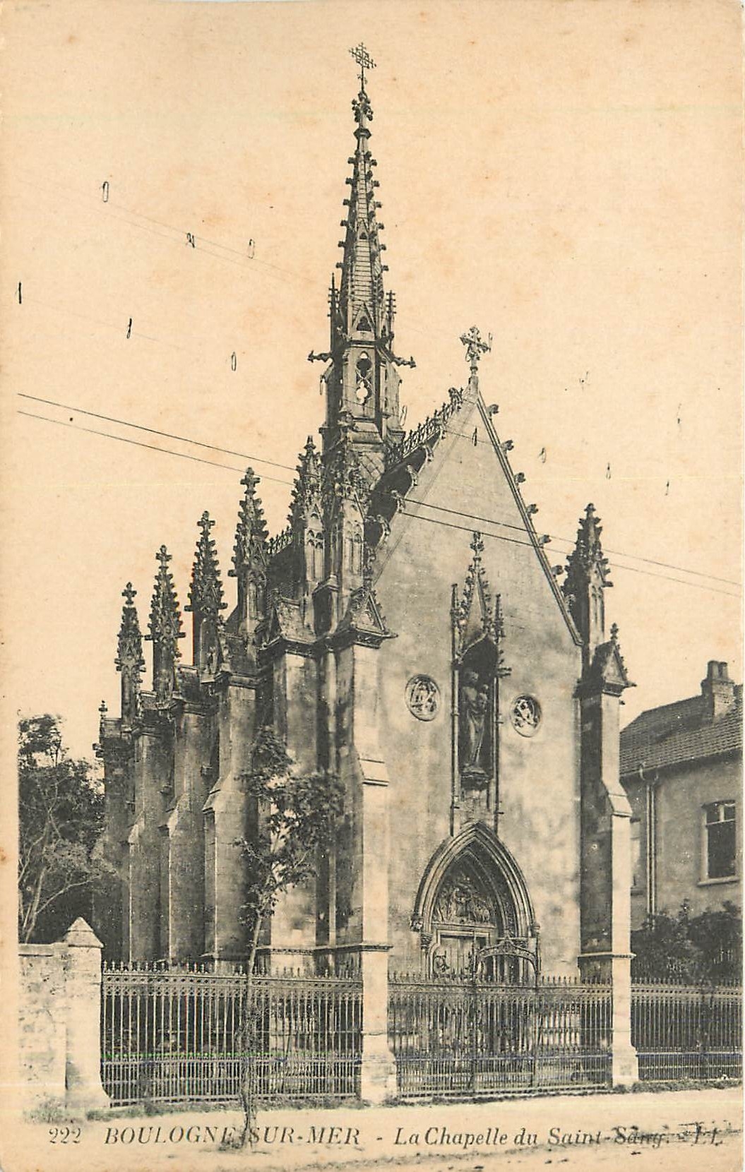 CPA Boulogne sur Mer La Chapelle du Saint 