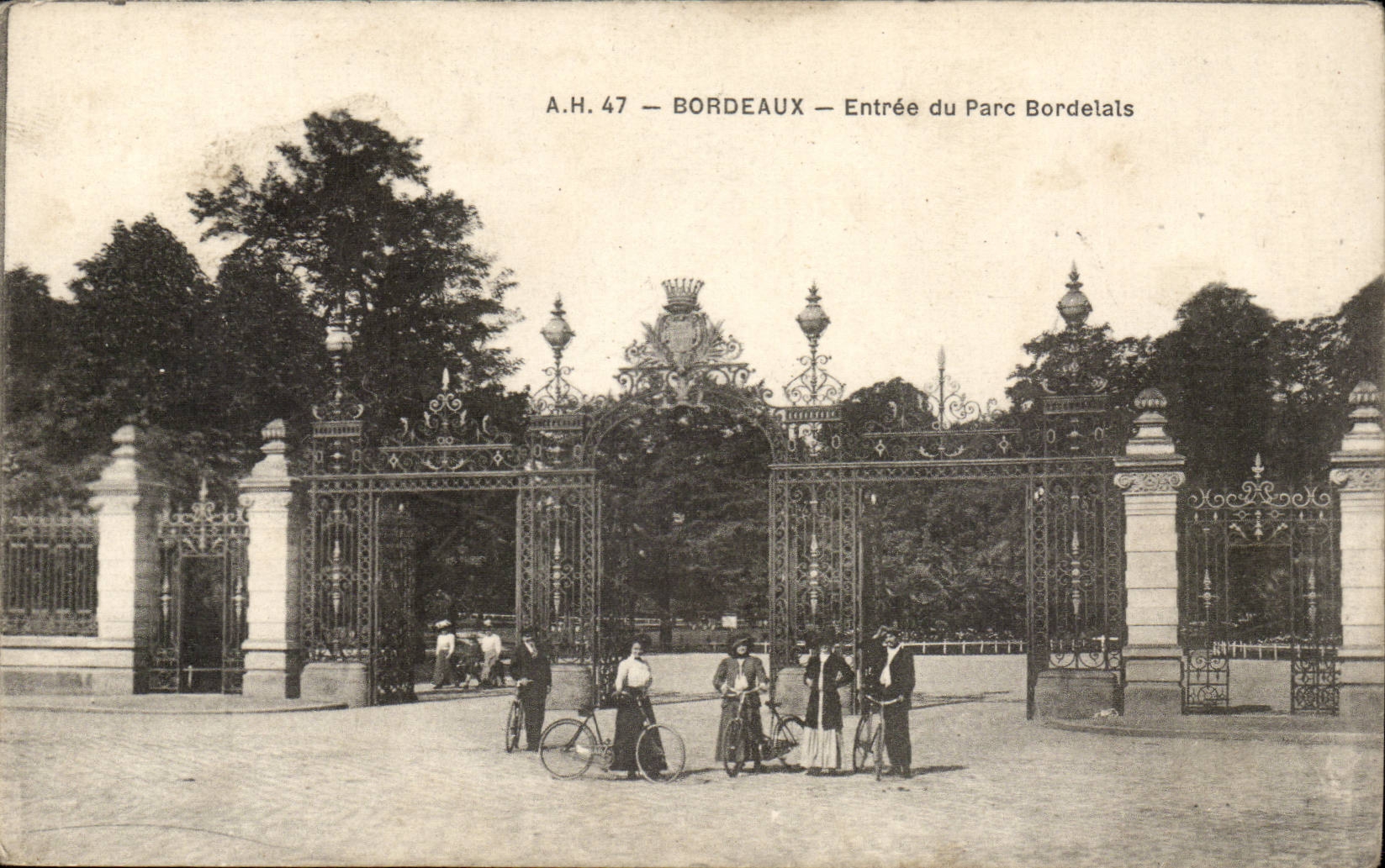 Bordeaux CPA entre du parc bodelais (cycle cyclistes)