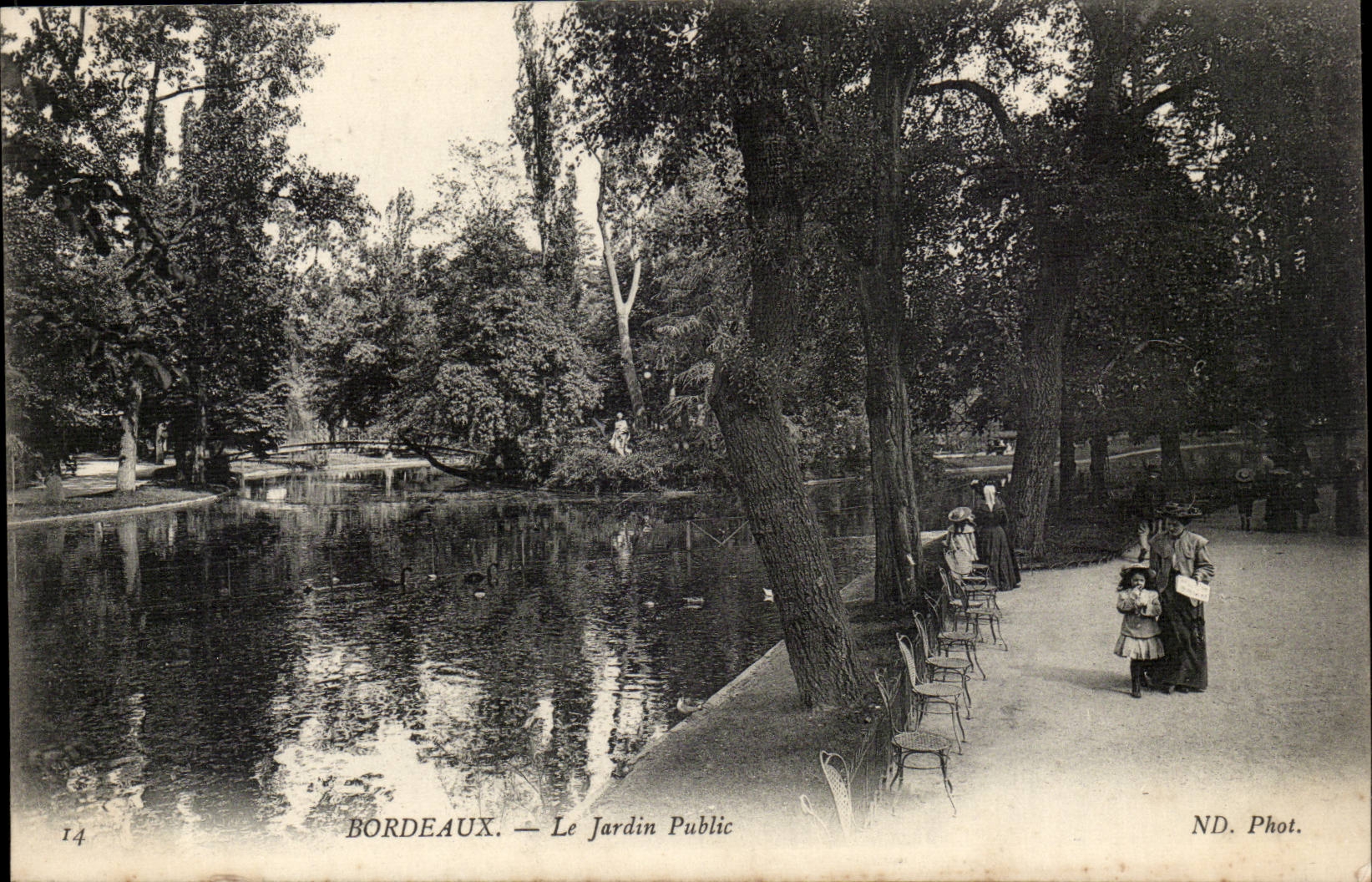 Bordeaux CPA Le jardin public