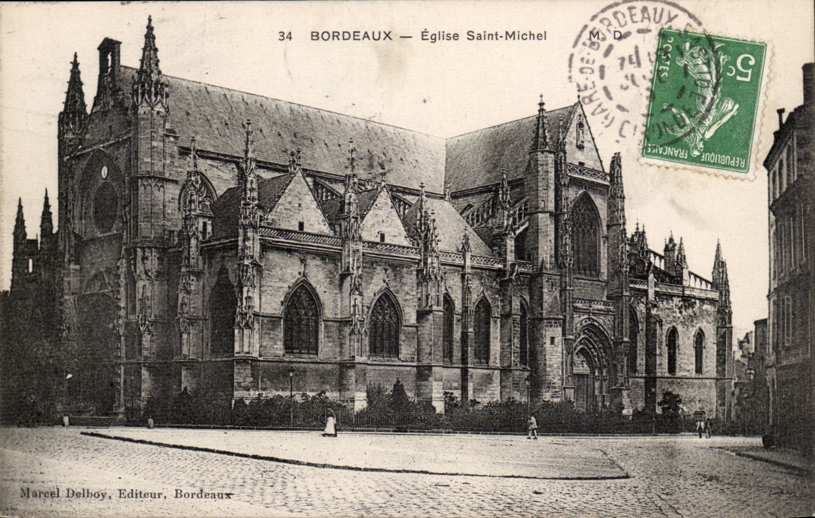 Bordeaux CPA Eglise Saint Michel