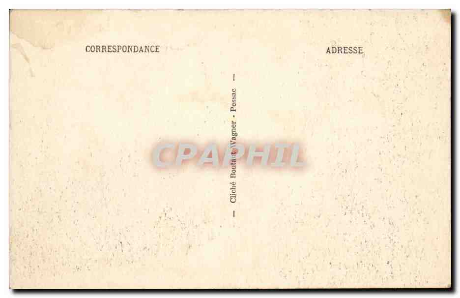 Pessac CPA Sanatorium Xavier Arnozan Pavillon des femmes — Back