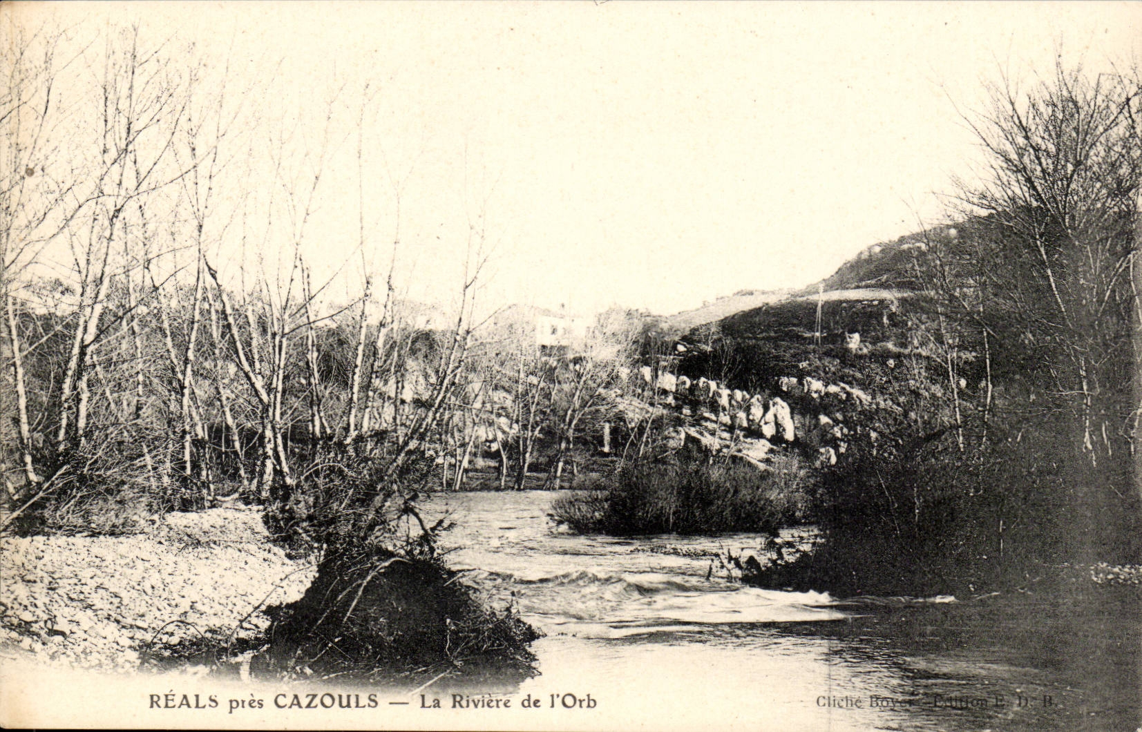 Reals pres Caouls CPA La riviere de l'Orb