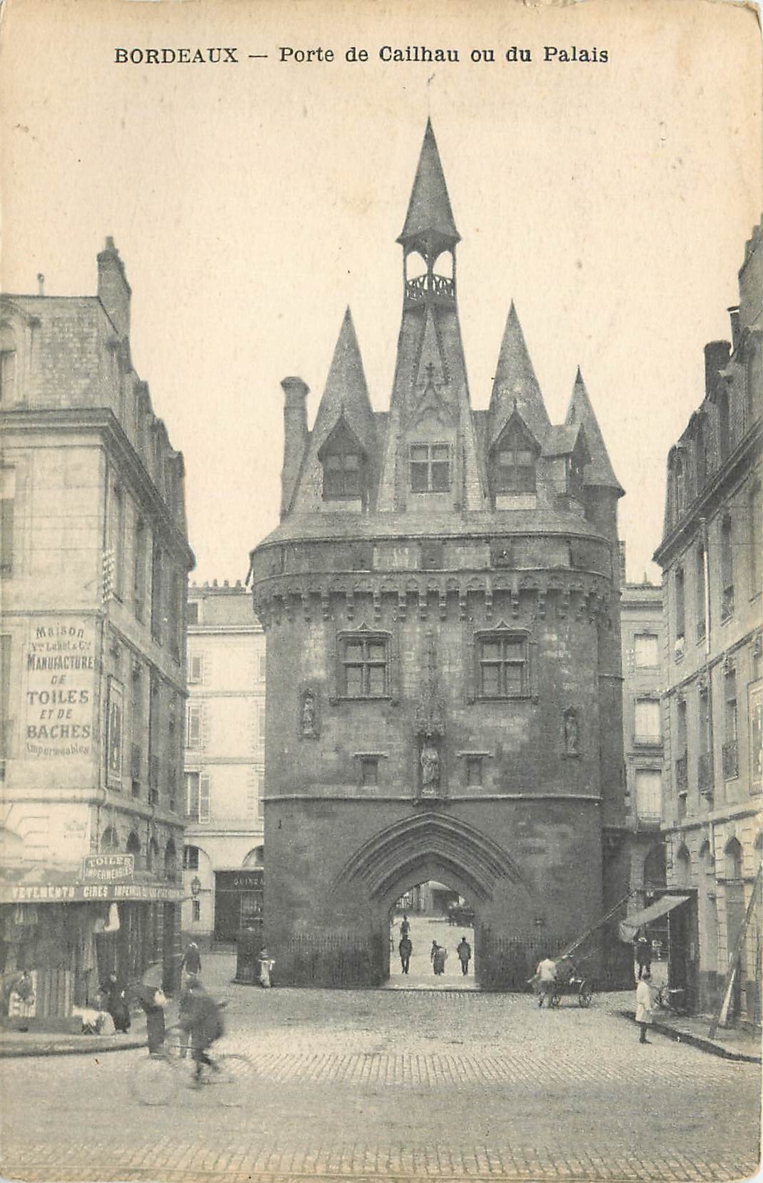 CPA Bordeaux Porte de Cailhau ou du Palais 