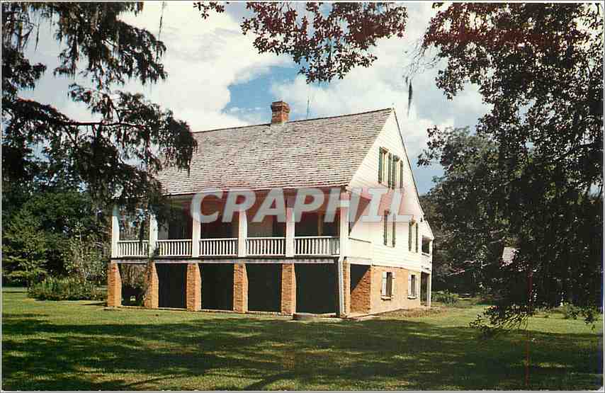 CPA Acadian House Museum Longfellow Evangeline State Park St Martinville Louisiana 