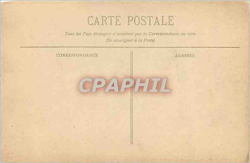 CPA Bordeaux Vue generale prise de la Tour Saint Michel  — Verso