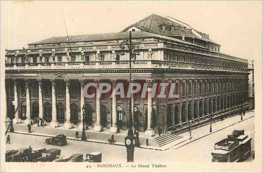 CPA Bordeaux Le Grand Theatre 