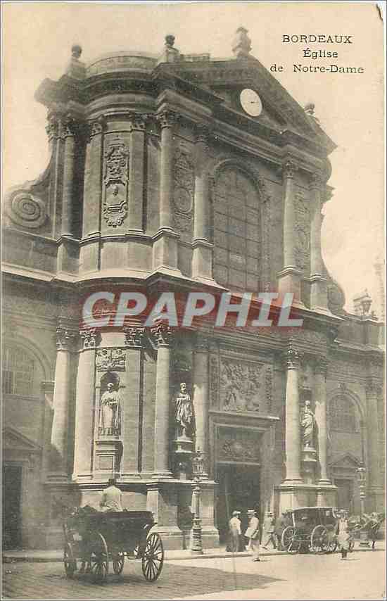 CPA Bordeaux Eglise de Notre Dame 
