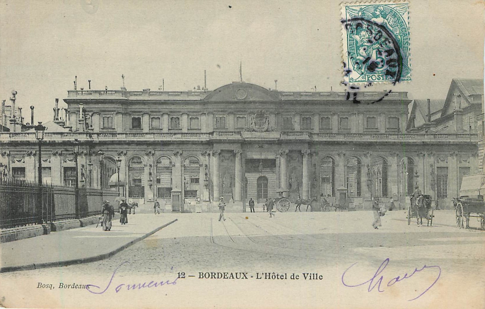 CPA Bordeaux L'Hotel de Ville 