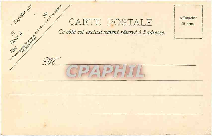 CPA Bordeaux Eglise St Michel  — Verso