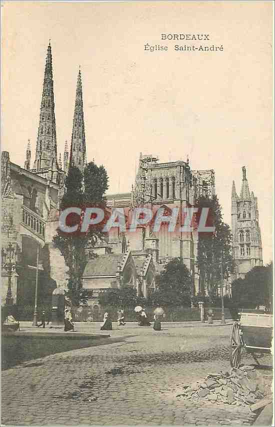 CPA Bordeaux Eglise Saint Andre 
