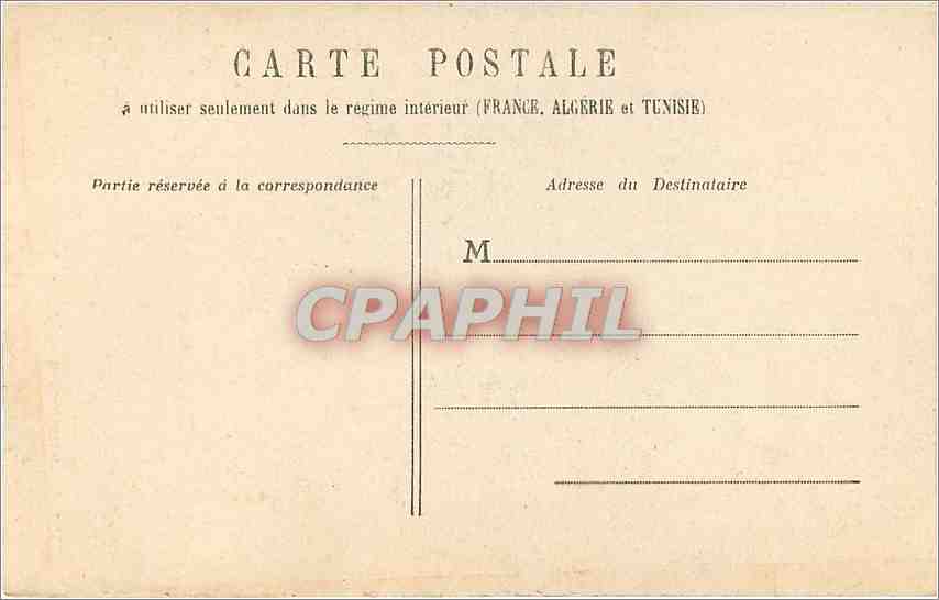 CPA Bordeaux Porte Saint Julien  — Verso