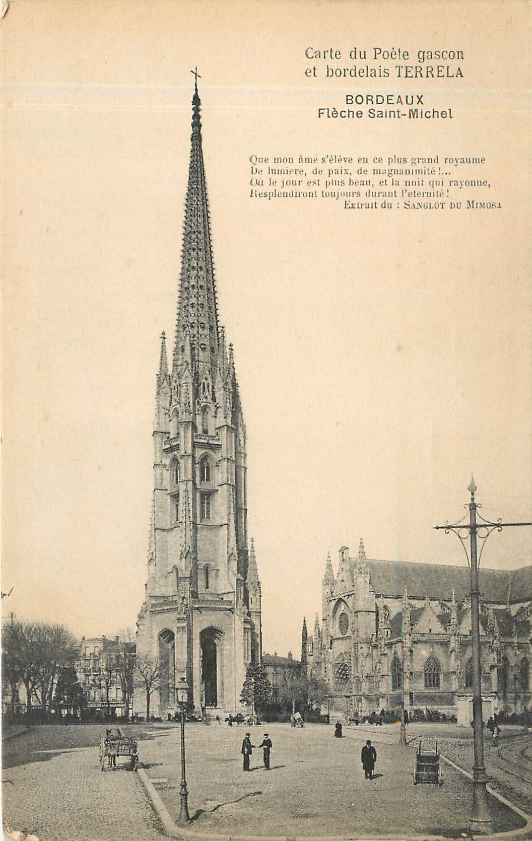 CPA Bordeaux Fleche Saint Michel 