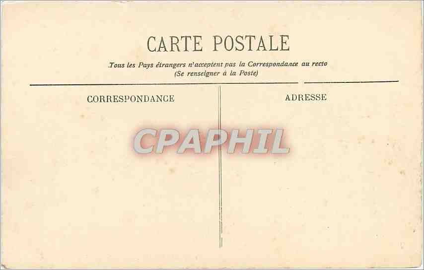 CPA Bordeaux La Place d'Aquitaine Tramway — Verso