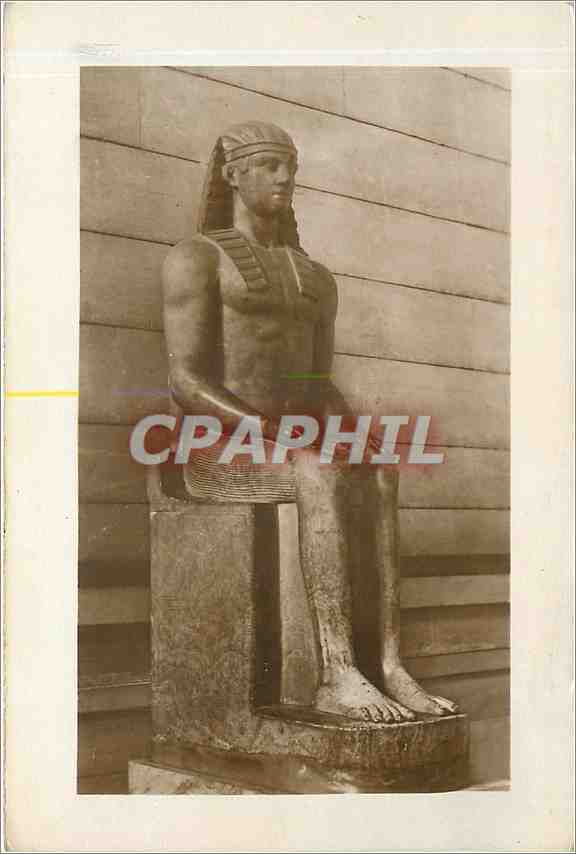 CPA Louvre Antiquites Egyptiennes Colosse de Ramses II 