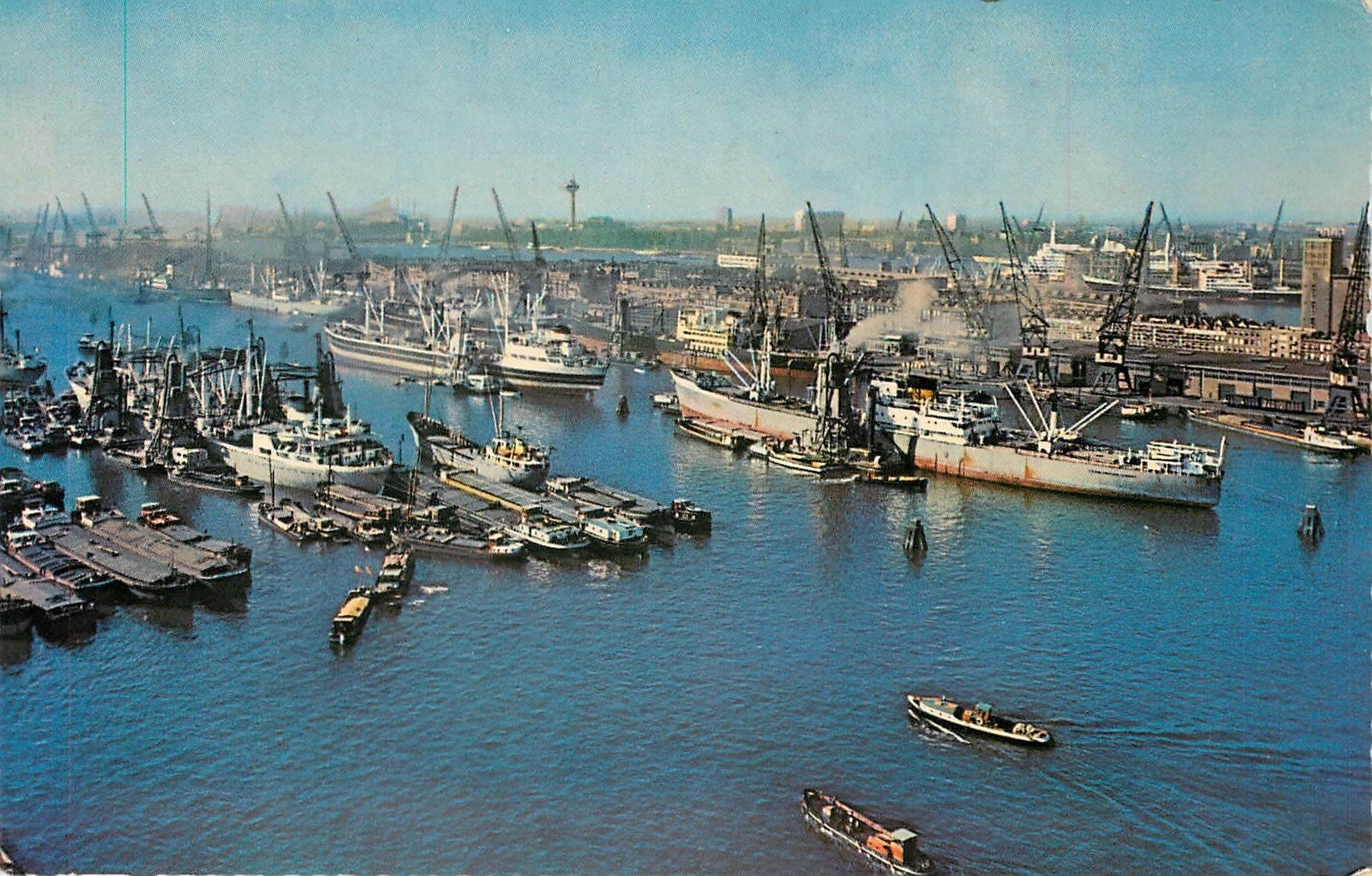 CPM Rotterdam Vue sur le port Blick auf den Hafen 