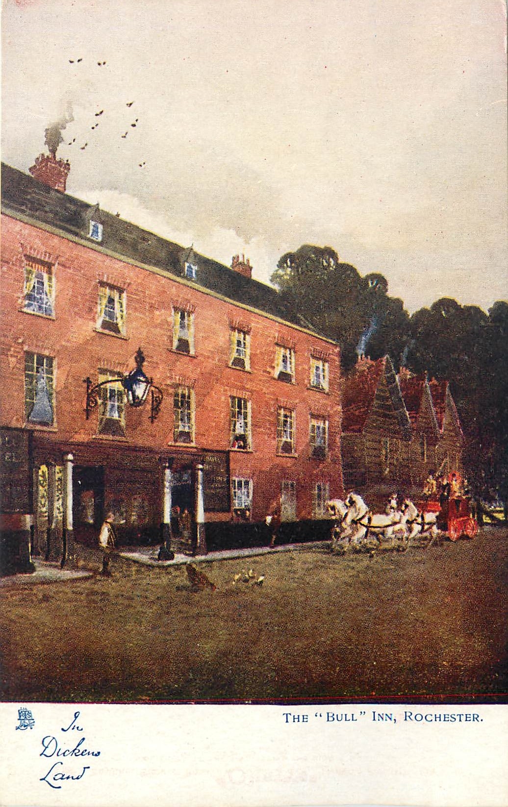 CPA In Dickens Land The Bull Inn Rochester 