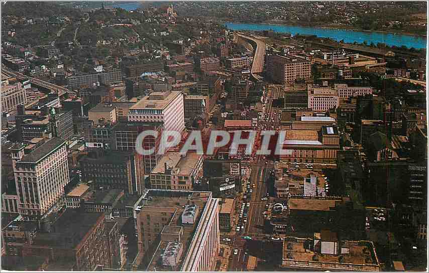 CPM Cincinnati Ohio Looking east over downtown Cincinnati from atop the Carew Tower 