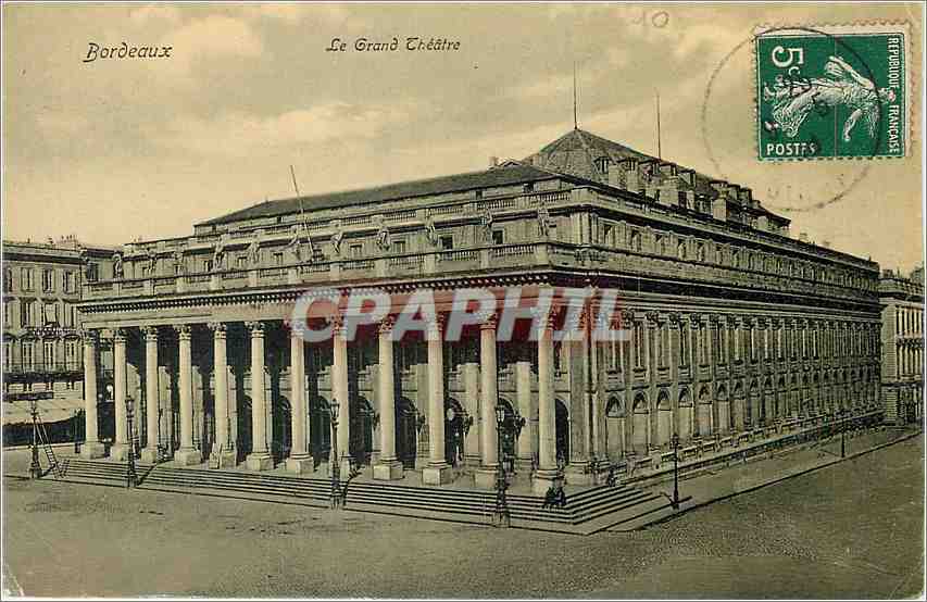 CPA Bordeaux Le Grand Theatre 