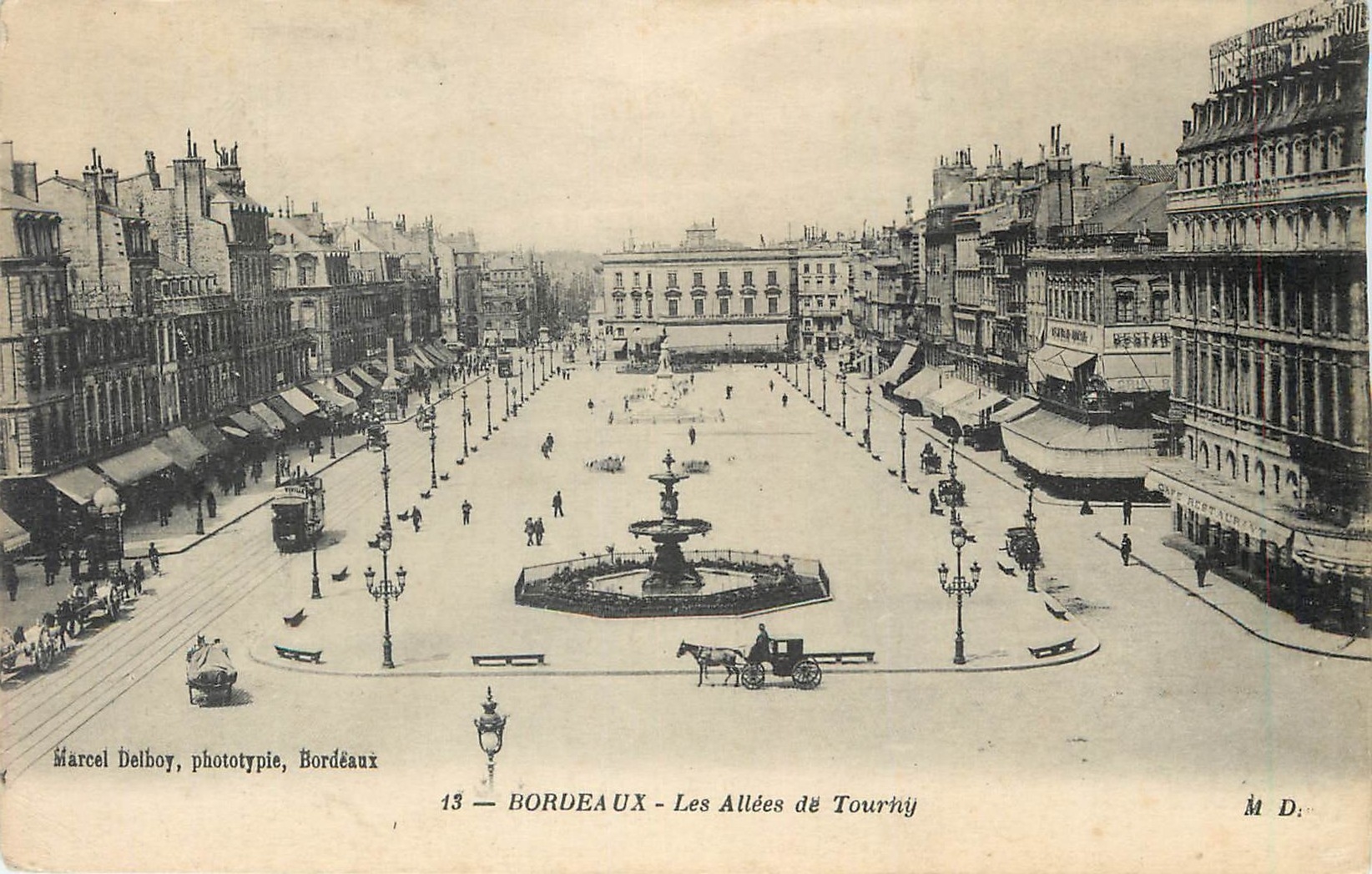 CPA Bordeaux Les Allees de Tourhy 