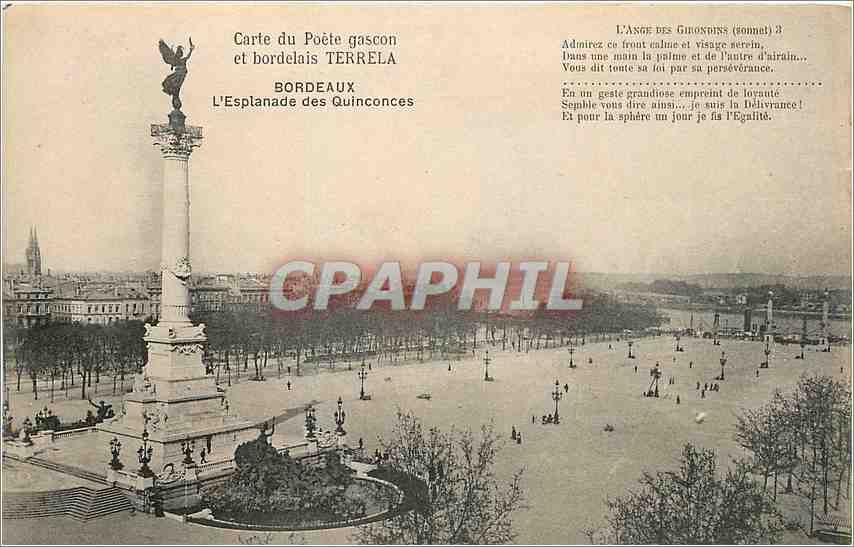 CPA Bordeaux L'Esplanade des Quiconces 