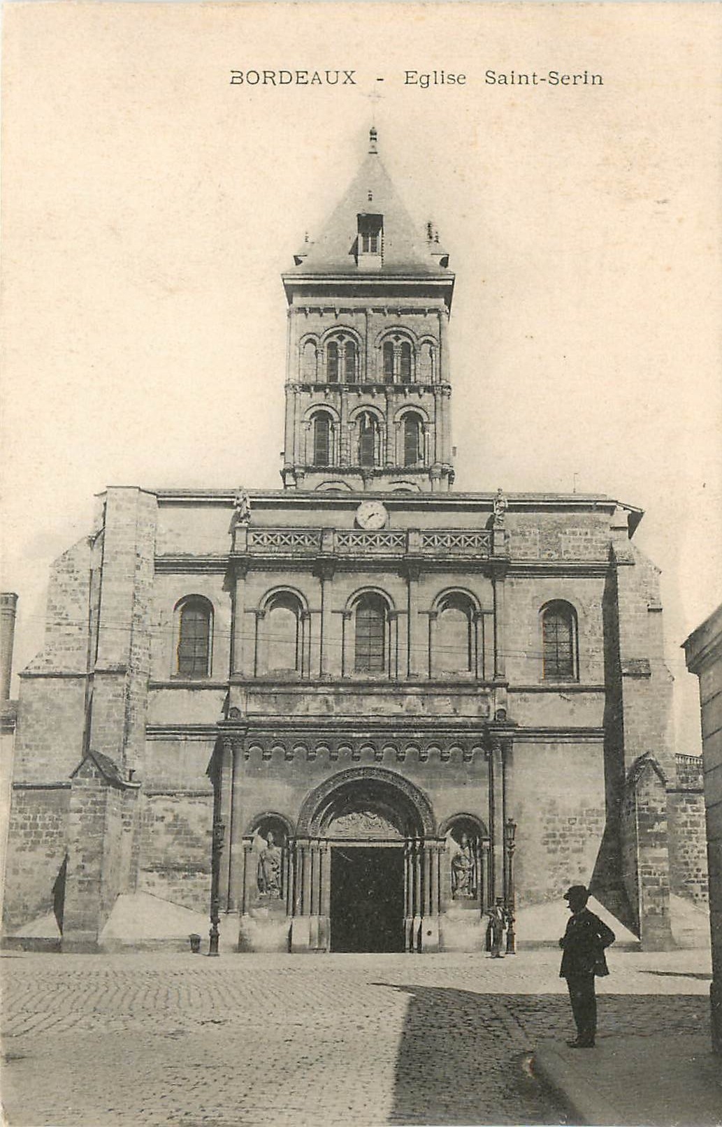 CPA Bordeaux Eglise Saint Serin 