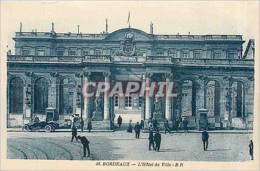 CPA Bordeaux L'Hotel de Ville 