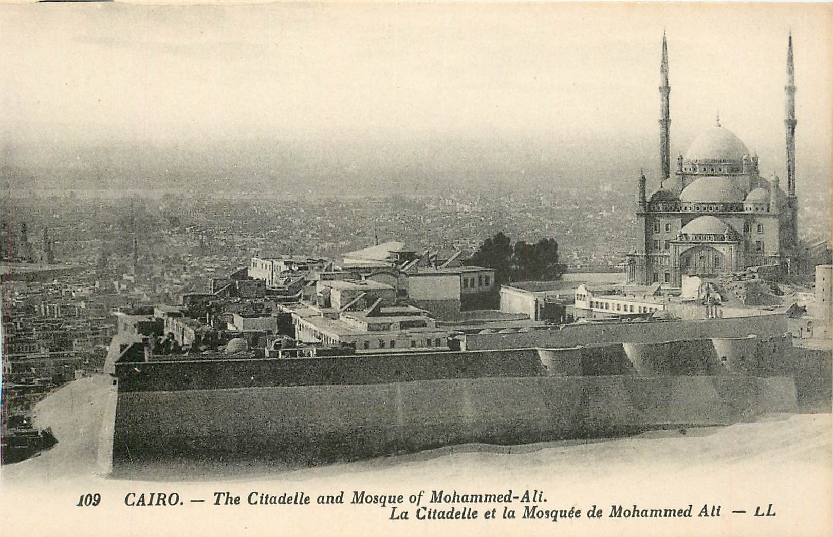 CPA Cairo The Citadelle and Mosque of Mohammed Ali 