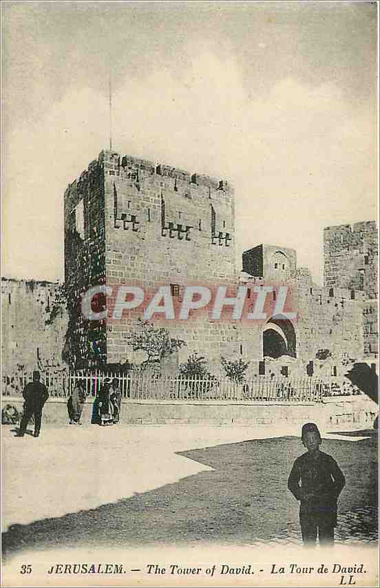CPA Jerusalem The Tower of David La tour de David 