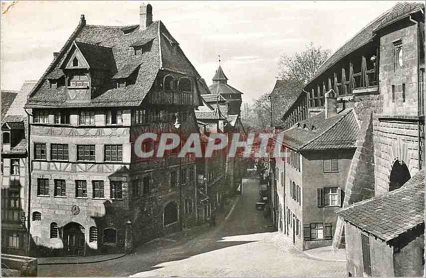 CPA Nurnberg Albrecht Durer Haus und Wehrgang 