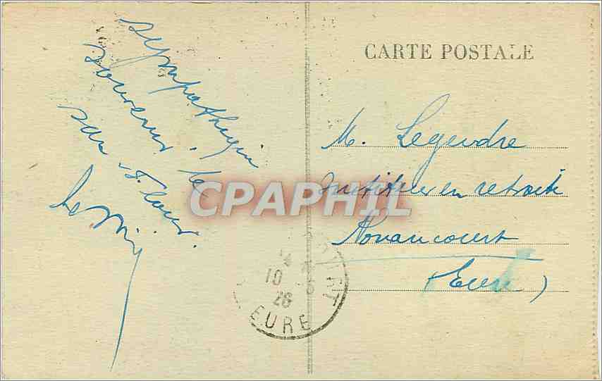 CPA L'Auvergne Garabit Le Viaduc vu du Pont de la route  — Rückseite