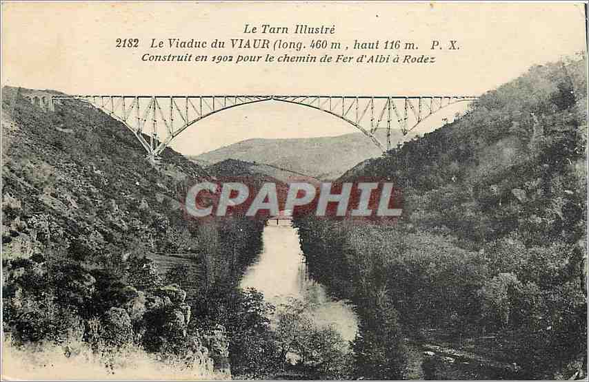 CPA Le Tarn Illustre Le Viaduc du Viaur 