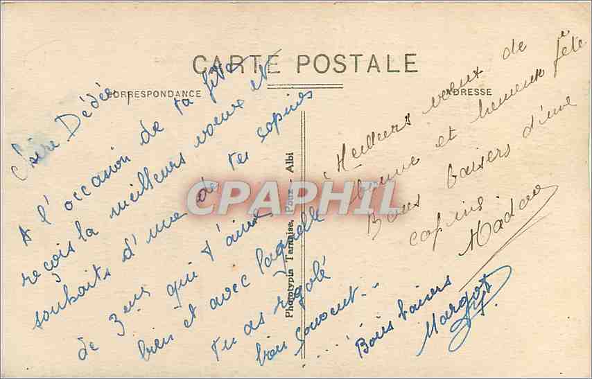 CPA Le Tarn Illustre Le Viaduc du Viaur  — Back