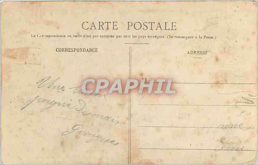CPA Chapelle de Rieupeyroux Aveyron La Chapelerie  — Rückseite