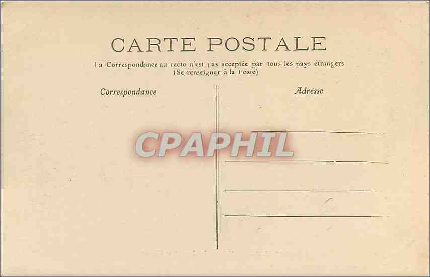 CPA Bagnoles de l'Orne Le Lac et le Casino  — Rückseite