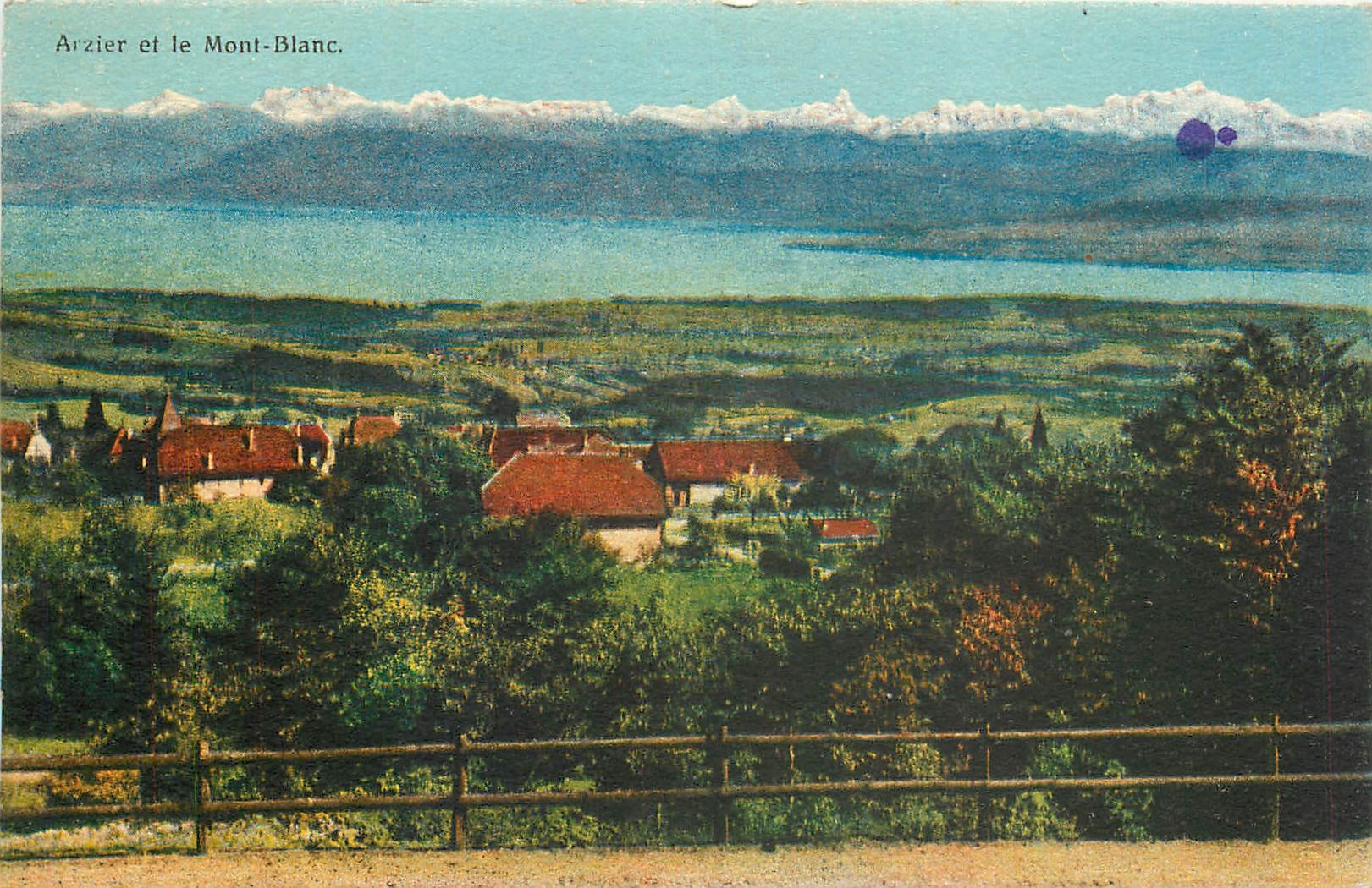 CPA Arzier et le Mont Blanc 