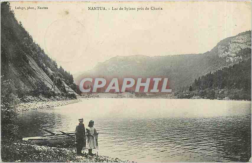 CPA Nantua Lac de Sylans pris de Charix 
