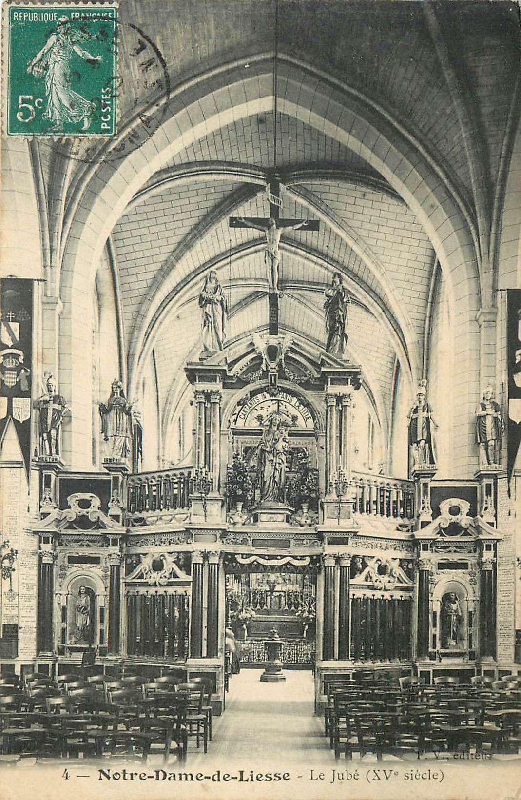 CPA Notre Dame de Liesse Le Jube 
