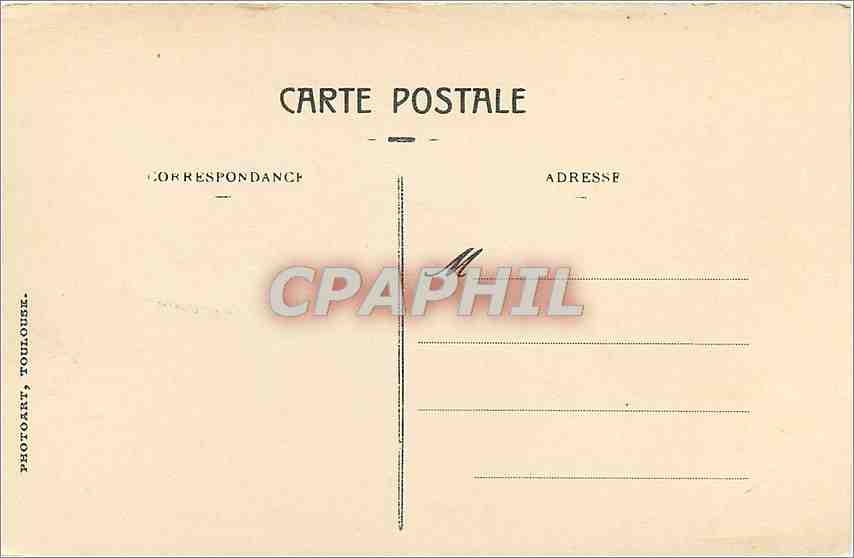 CPA Bordeaux Allees de Tourny et Cours du XXX Juillet  — Verso