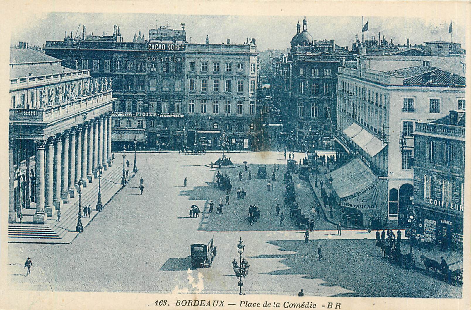 CPA Bordeaux Place de la Comedie 
