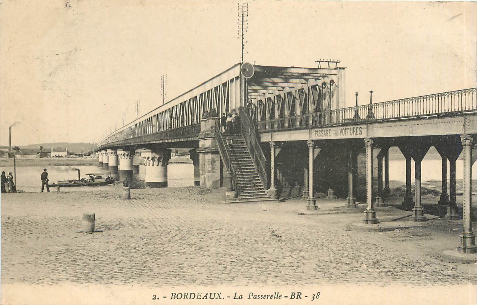 CPA Bordeaux La Passerelle 