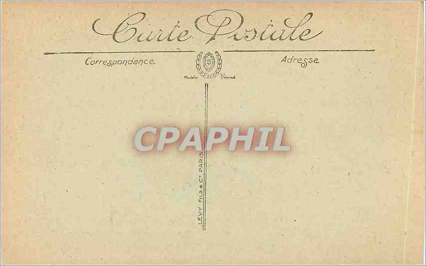 CPA Bordeaux La Porte du Palais  — Verso