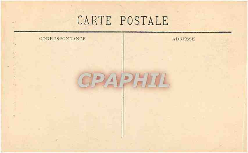 CPA Bordeaux La Porte du Palais  — Verso