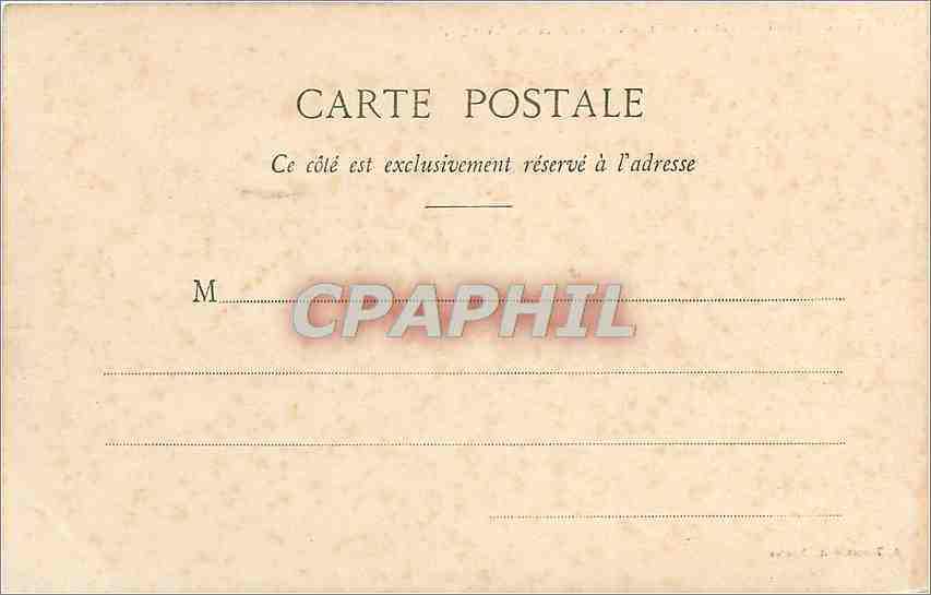 CPA Chateaubriant Chateau Renaissance Les Arcades  — Back