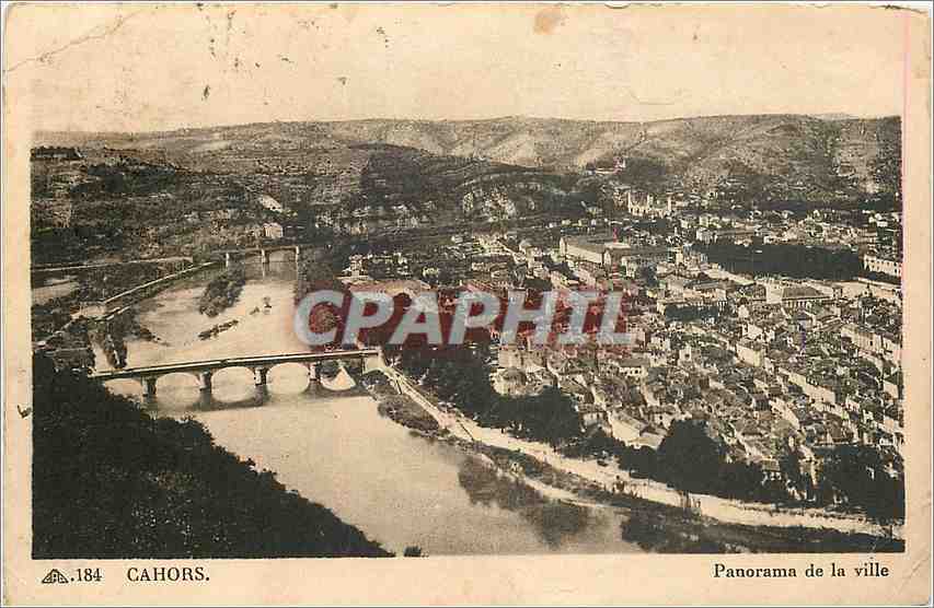 CPA Cahors Panorama de la Ville 