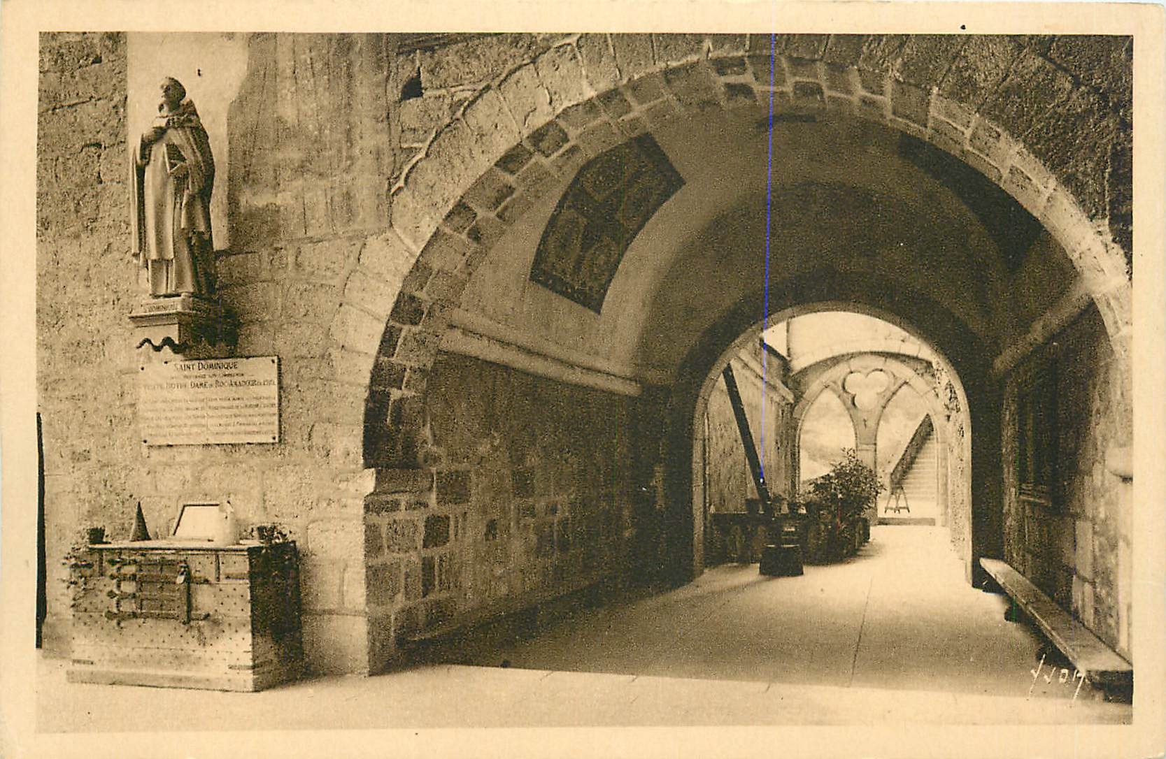 Rocamadour (Lot) — Le Porche et le Coffre au verrou légendaire — Les Éditions d'Art 'WON' Paris
