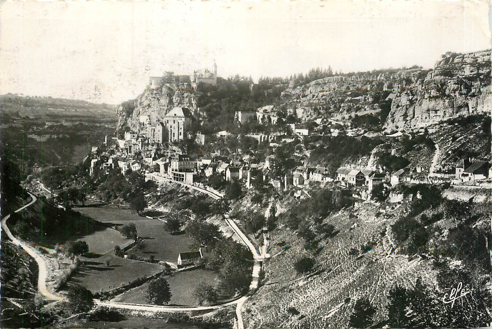 CPM Rocamadour Lot Vue generale et boucle de la route de Cahors 